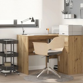 Íróasztal Artisan tölgy Forgácslap Közepes Sima Íróasztal