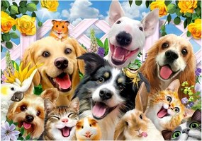 Gyerekszoba Tapéta Kutyák Állatok Fotótapéta 368x254