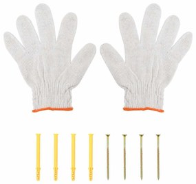 ezüstszínű rozsdamentes acél falipolc 100 x 30 x 31 cm