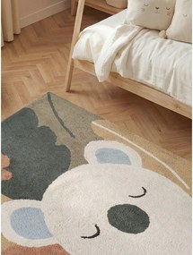 Krémszínű mosható-kézi szövésű pamut gyerek szőnyeg 140x200 cm Snuggle Rio – Hanse Home