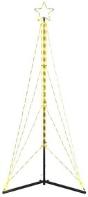 meleg fehér LED karácsonyfa 363 LED 182 cm