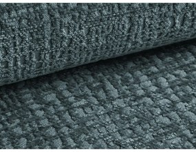 Kék kárpitozott ágyneműtartós franciaágy ágyráccsal 140x200 cm Noho – Makamii