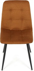 Étkezőszék sárga bársony DCL-X7015 YEL2