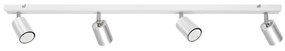 LED Spotlámpa TUNE 4xGU10/4,8W/230V matt króm/fehér