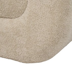 Bézs buklé puff – Ixia