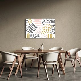 Kép - Absztrakt stroke-ok (90x60 cm)