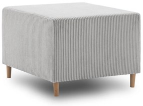 Fireze puff, kordbársony, szürke