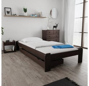 ADA ágy 80 x 200 cm, diófa Ágyrács: Lamellás ágyrács, Matrac: Coco Maxi 19 cm matrac