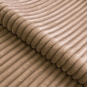 Barna kordbársony sarokkanapé (bal oldali-L alakú) Marbeya – Ropez