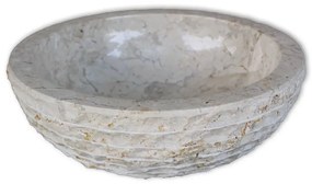 vidaXL krémszínű fürdőszobai mosdókagyló 40 cm