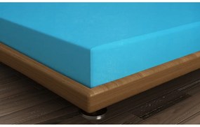 Kék gumis pamut lepedő 160x200 cm - Mijolnir