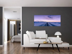 A téli út képe (120x50 cm)