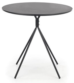 AKCIÓ Fekete étkezőasztal PHANTOM 80x80 II. osztály