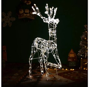 Brilagi - LED kültéri karácsonyi dekoráció LED/3,6W/31/230V 2700K 120 cm IP44 rénszarvas