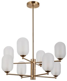 ITALUX PND-4215-8AHBRSAT PERANO Vintage CsillĂĄr Antik Bronz, SzatĂ©n G9 IP20