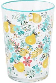 Flowers & Fruits 4 db-os pohárkészlet 510 ml, kék