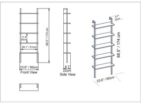 Piante White állványpolc