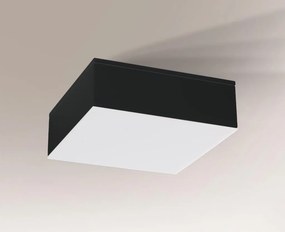 ANTIGO 8057 TOTTORI Négyzetes Mennyezeti Lámpa Fekete LED IP44