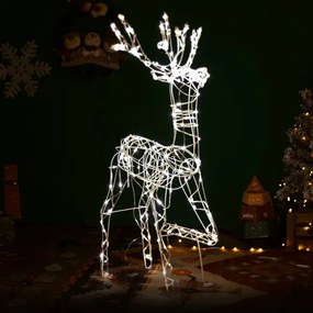Világító rénszartvas dekoráció 100cm IP44