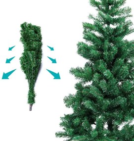 Nordmann műfenyő fém talppal, 4 méretben-180 cm