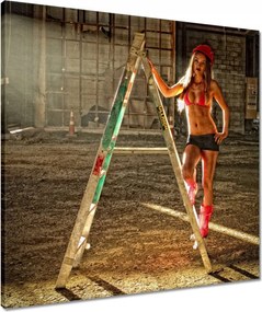 Vászonkép 60x60 Csinos nők Csajok Nagymamák