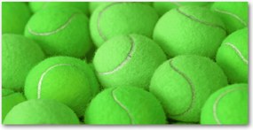 Fotó-üvegkép Teniszlabdák 140x70