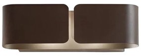 Ideal Lux - Fali lámpa CLIP 2xE27/60W/230V barna