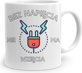 Villanyszerelő Bögre Feszültség Nélkül Nincs Nyomtatott Fénykép