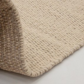 Bézs-krémszínű kézi szövésű gyapjú szőnyeg 200x290 cm Lima Sand – Asiatic Carpets
