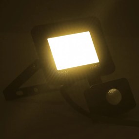 meleg fehér fényű szenzoros LED reflektor 20 W