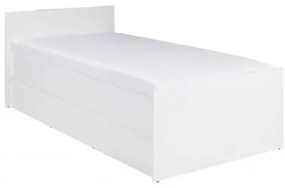 Egyszemélyes ágy 80 cm Cortez C 08 (fehér) ( ágyráccsal). 1004892