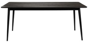 Étkezőasztal tölgyfa dekorral 80x160 cm Fabio – White Label