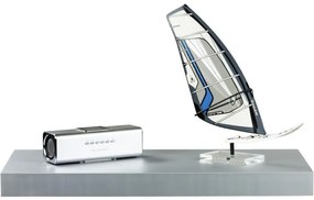 Fali polc STILISTA® Volato 30 cm - ezüst