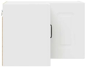 Fali konyhaszekrény polcokkal Fehér 57 x 57 x 40 cm Faanyag