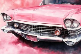 Fotótapéta Flizelina Oldtimer Autó Klasszikus Usa Elvis 368x254 ragasztó