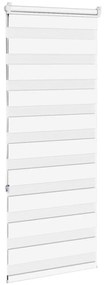 zebrafüggönnyel fehér szövetszélesség 55,9 cm poliészter
