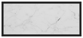 fehér edzett üveg tálalóasztal 80 x 35 x 75 cm