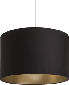 RENDL RON 40/25 lámpabúra Polycotton fekete/arany fólia max. 23W