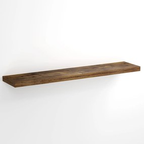 Casaria FIGO+ fali polc konzollal, 110 cm, sötét tölgy
