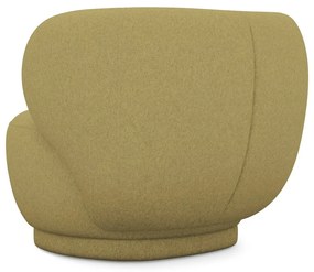 Mustársárga fotel Hina – Makamii