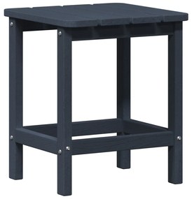 3 darabos kerti lounge szett tengerészkék HDPE