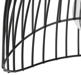 Design mennyezeti lámpa fekete 20cm - Pua