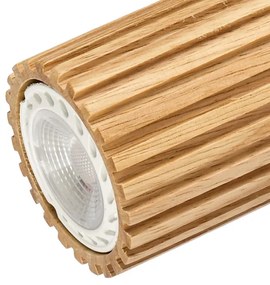 Brilagi - Spotlámpa MODERN WOOD 3xGU10/8W/230V kaucsukfa/fehér
