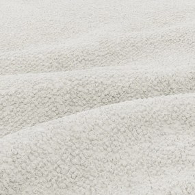 Modena sarokkanapé, bouclé, univerzális oldal, krém