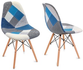 Patchwork étkezőszékek 4db Wave