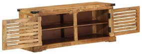 Cipőpad 110x38x45 cm Tömör Fa Rusztikus Mangó