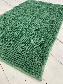 Textil zöld (green) fürdőszobai szőnyeg 50x80 cm
