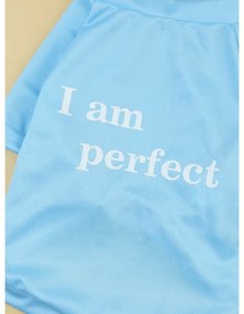 "I am perfect" kutyaruha, kék, 3XL-es