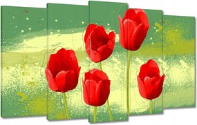 Vászonkép 100x60 Szimpatikus virágok