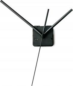 Csendes kvarc óraszerkezet fekete mutatókkal, 14 cm